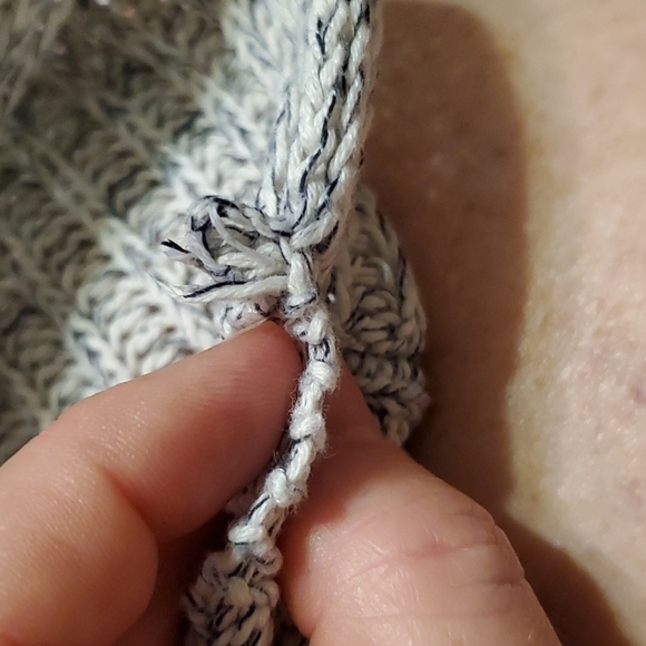 Stylus womens cardigan sweater size XL crochet knit open front - Picture 10 of 13